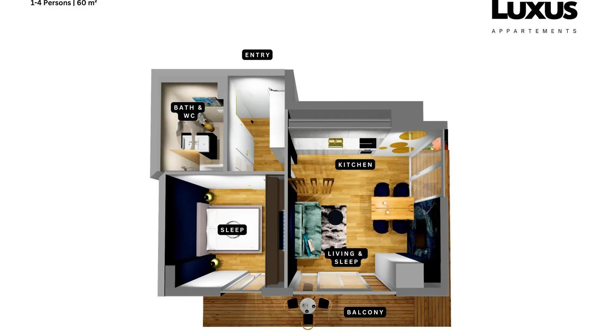 Apartment Kaiser Lodge by AlpenLuxus mit Pool&Tiefgaragenstellplatz